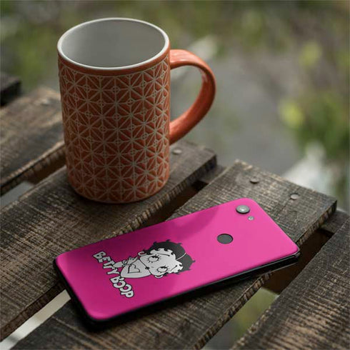 Betty Boop Pink Background Google Pixel 3a XL Skin